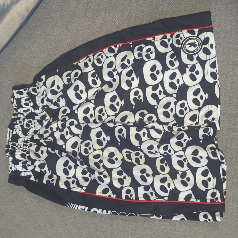 Boys flow society youth extra large shorts with Halloween masks